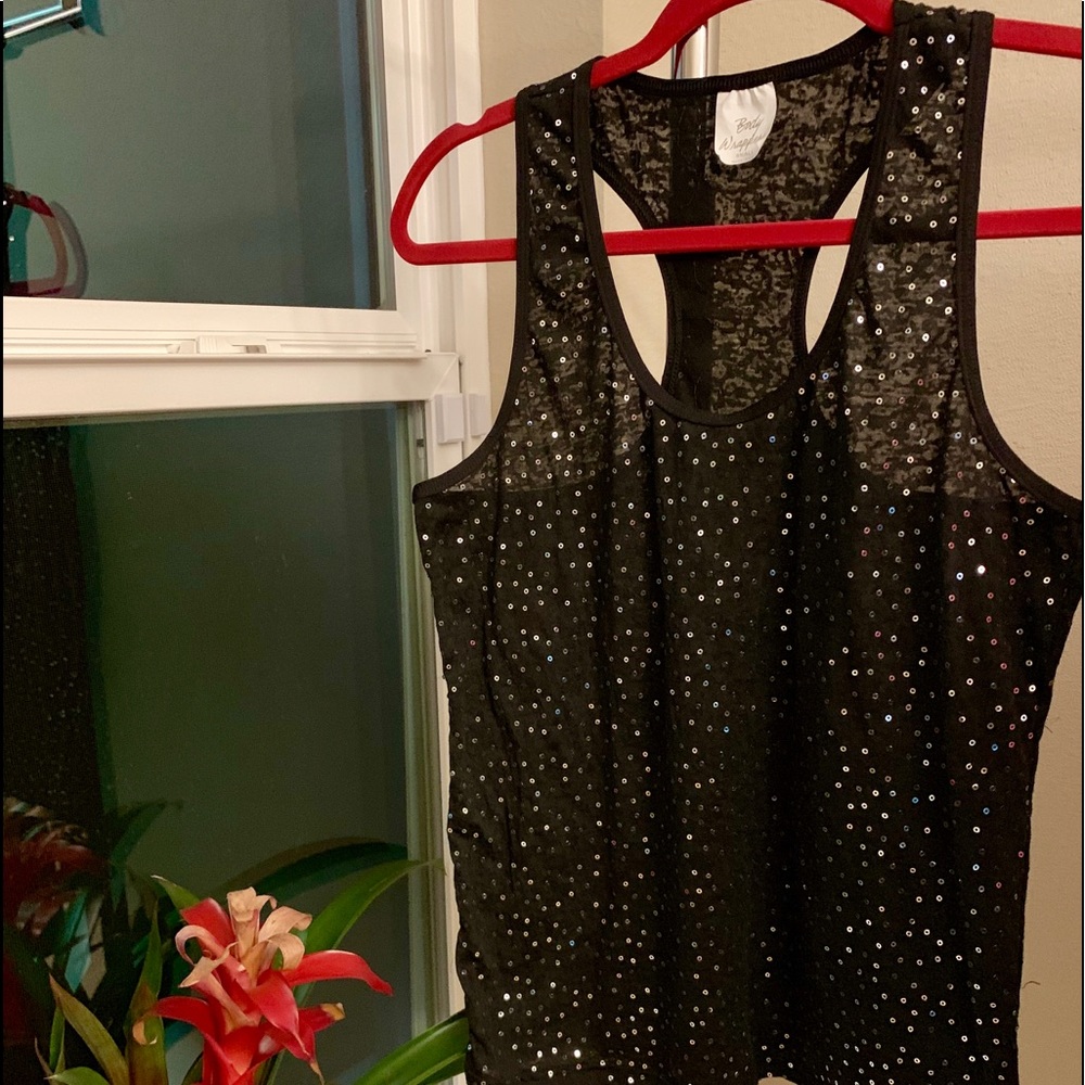Body Wrappers Embellished Dance Top